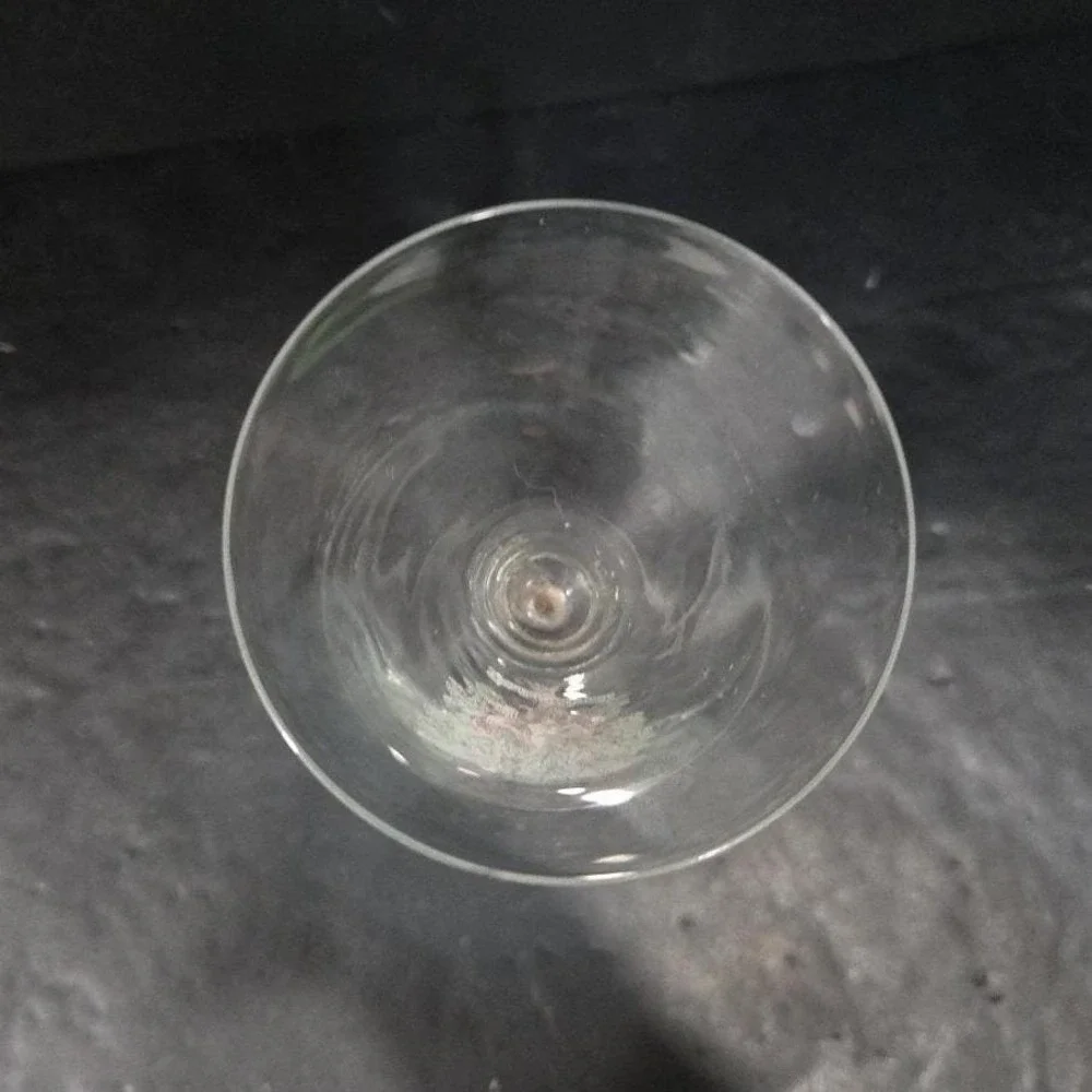 Pêcher Mignon‎ Fluted Cocktail Glass, Vintage Mid-Century Stemware, Barware